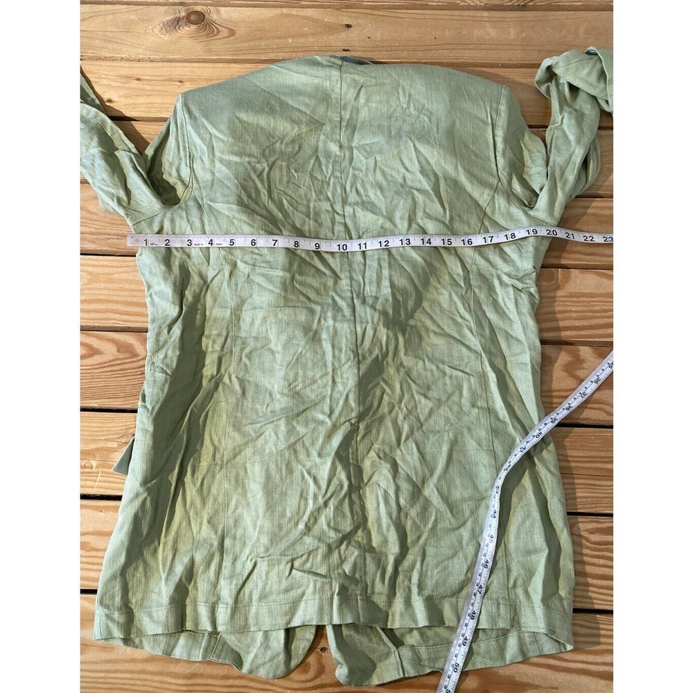 New Asos Design Button Front Linen Blazer Jacket … - image 6